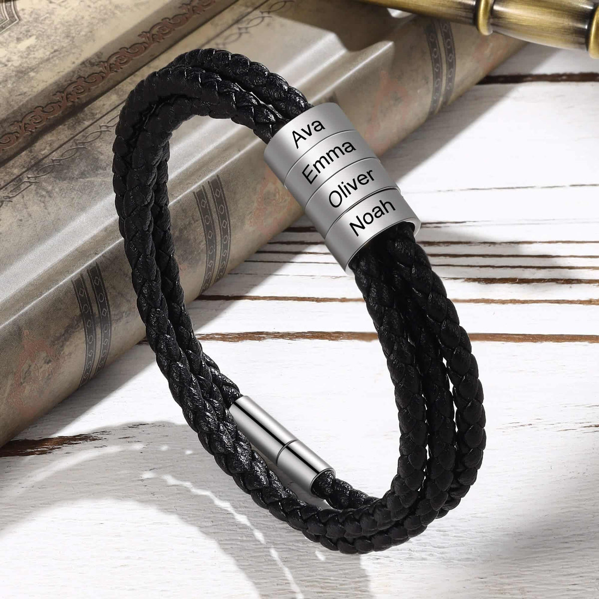 Fathers Day Bracelet with Names