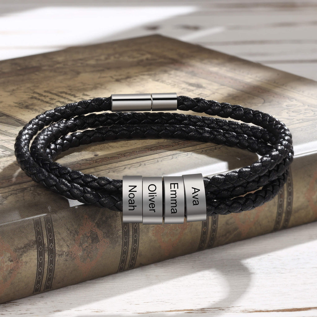 Fathers Day Bracelet with Names