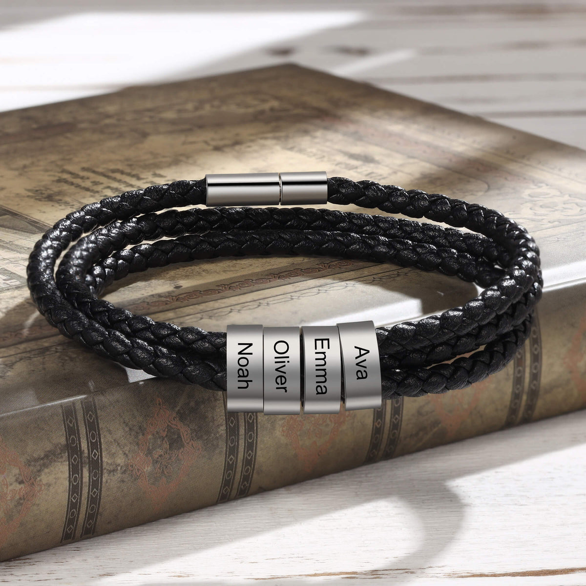 Fathers Day Bracelet with Names