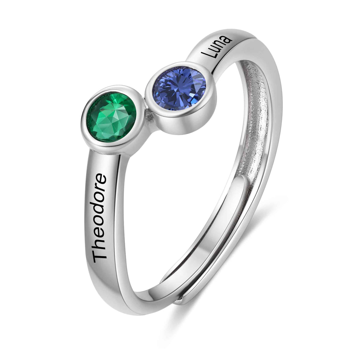 Two Birthstone Ring