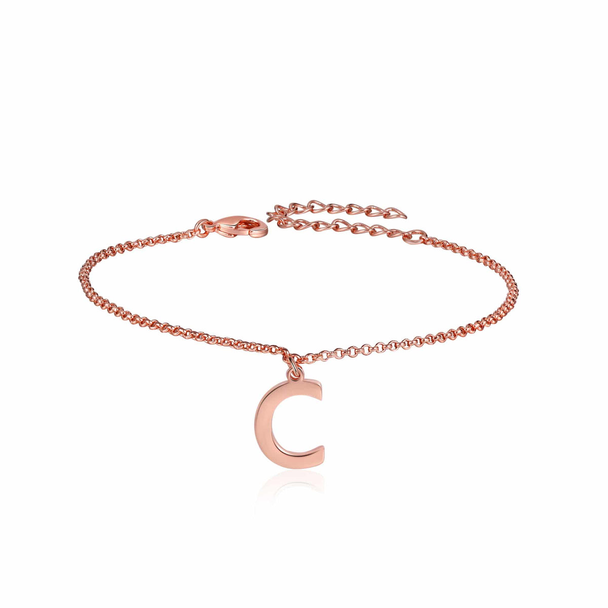 Ankle Bracelet with Initial