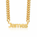 Curb Chain Men Name Necklace