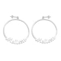 Custom Name Hoop Earrings