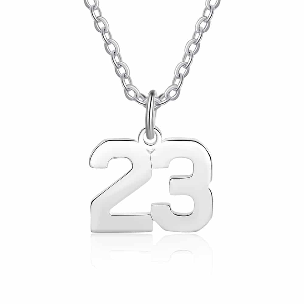 Football Number Pendant