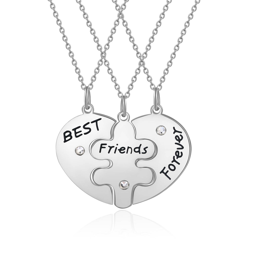 Friends Forever Necklace Silver
