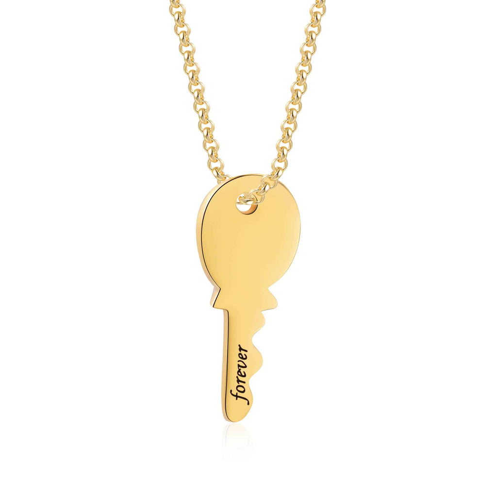 Heart & Key Necklace - Key to My Heart Necklace