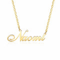 Gold Nameplate Necklace
