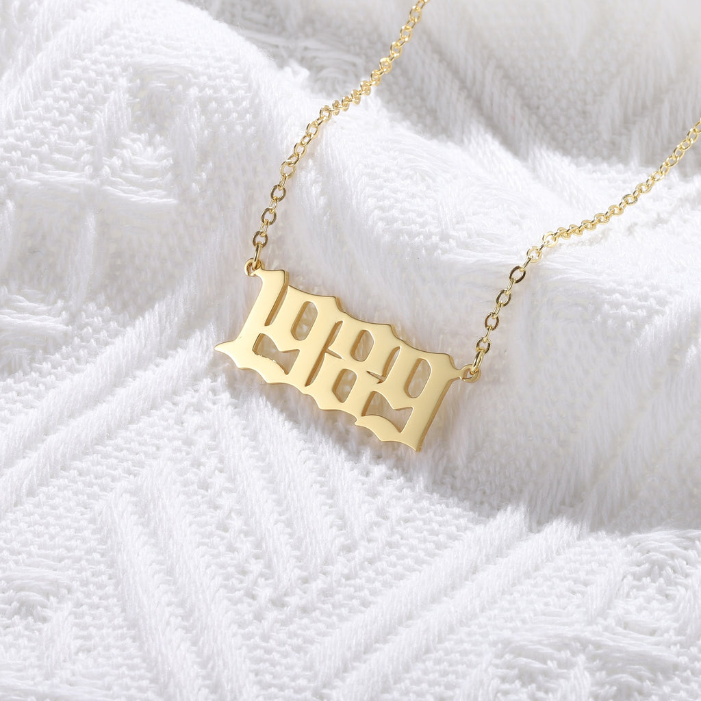 Birth Year Necklace