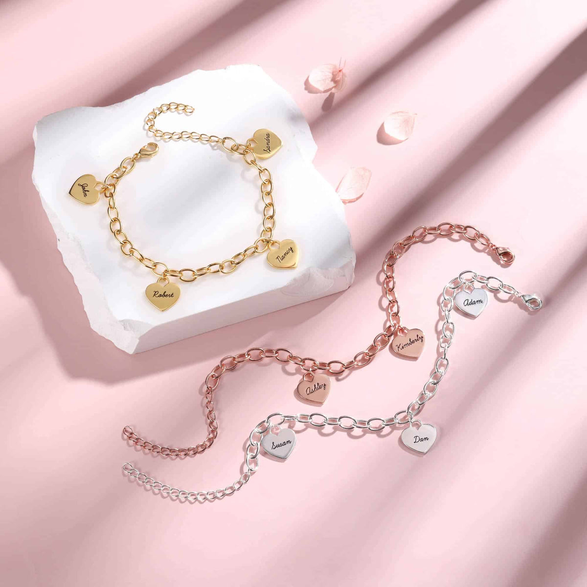 Heart Charm Bracelet