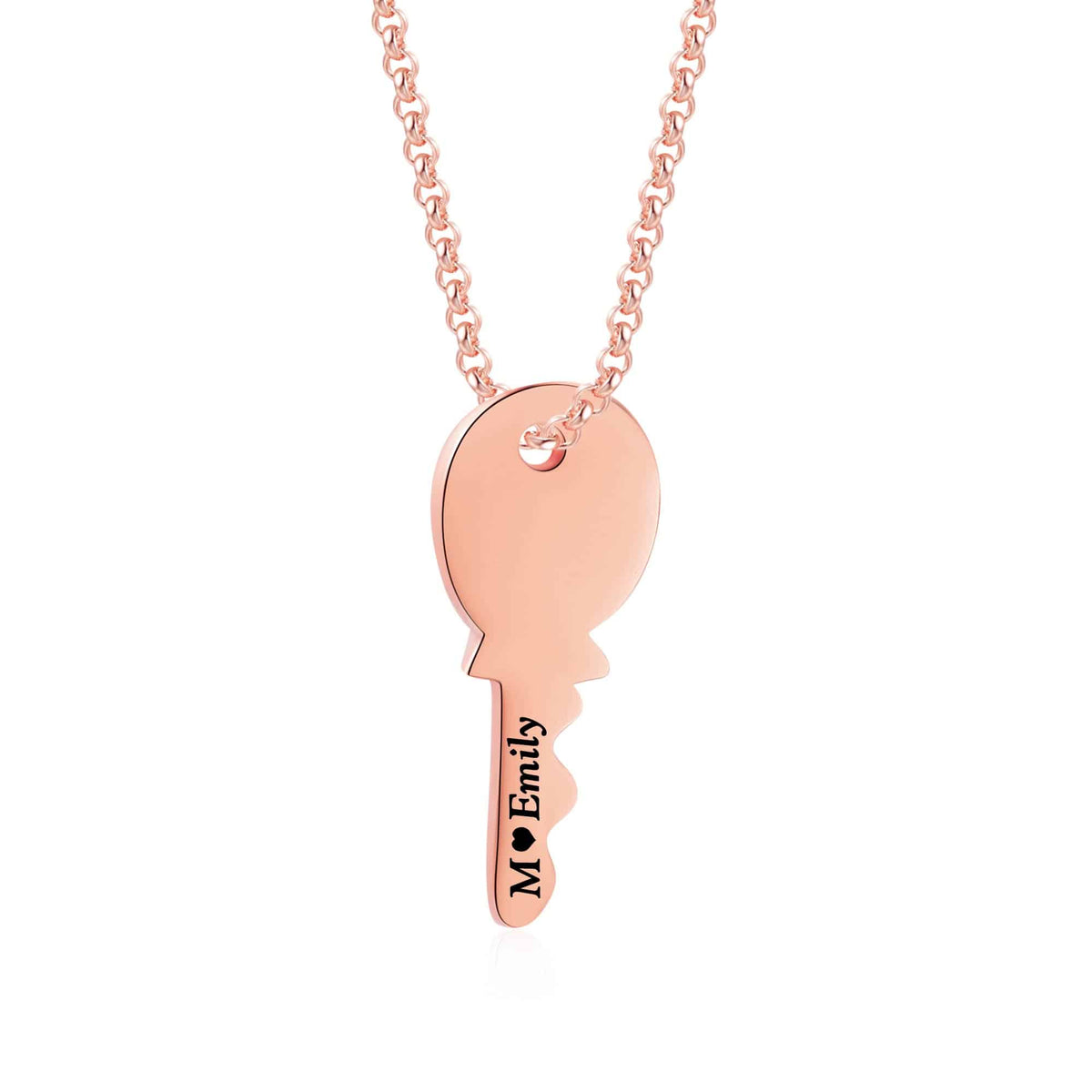 Heart & Key Necklace - Key to My Heart Necklace
