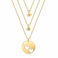 Mom Daughter Jewelry With Kids Names Gold