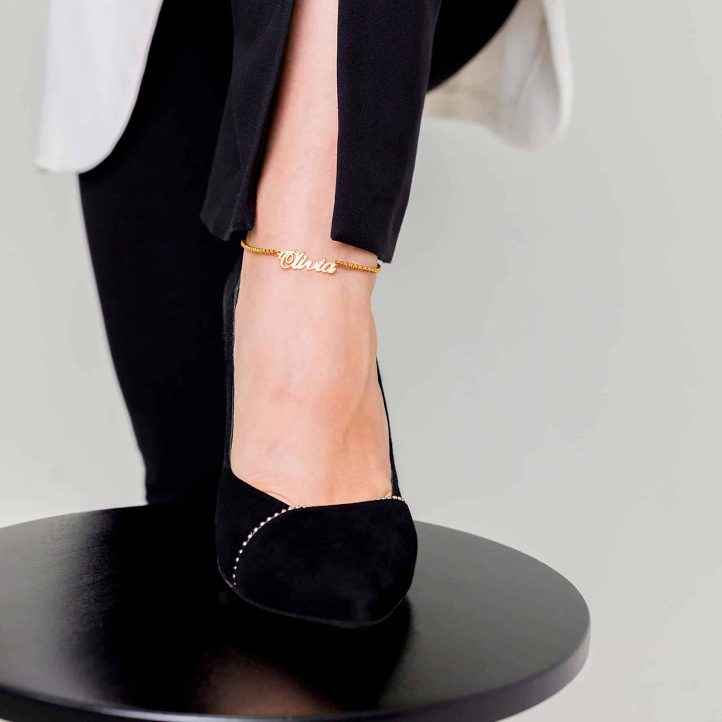 Name Anklet for Wife Girlfriend