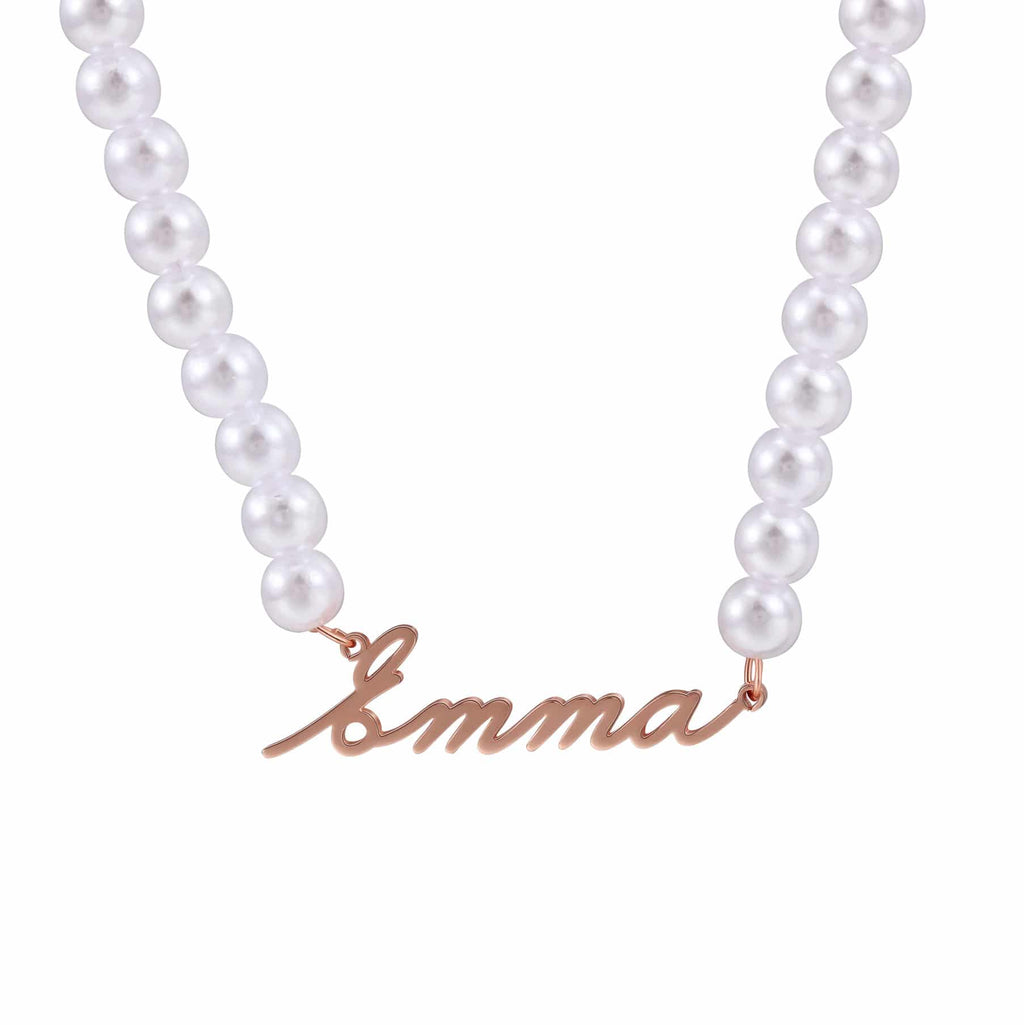 Name Pearl Necklace