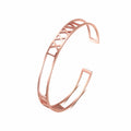 Personalized Anniversary Date Bracelet Rose Gold