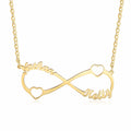 Personalized Couple Necklace Gold