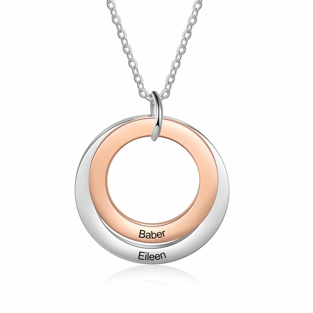 Personalized Mom Of 2 Necklace