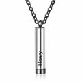 Secret Message Necklace with White Background
