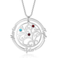 Silver Tone Tree Of Life Necklace For Mom