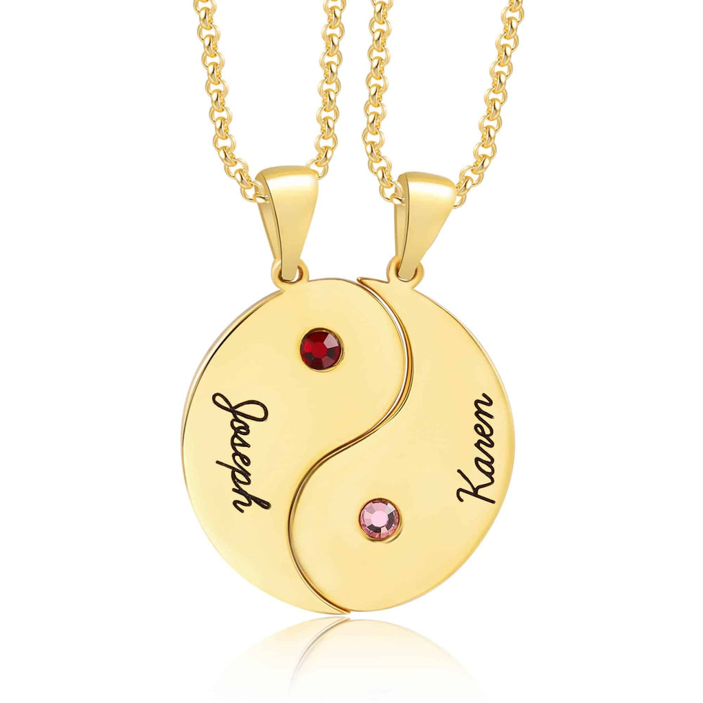 Yin Yang Matching Necklaces